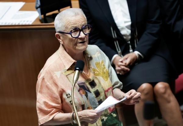 La ministre de l'Aménagement du territoire et de la Décentralisation Françoise Gatel à une séance de questions au gouvernement à l'Assemblée nationale à Paris, le 15 juillet 2026