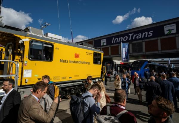 Prototype du futur train express de banlieue (S-Bahn) conçu par Alstom pour Cologne en Allemagne et sa région, présenté au salon Innotrans de Berlin qui se tient de mardi 22 septembre 2026 au vendredi 25 septembre 2026 