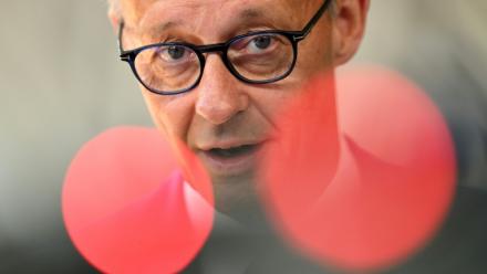 La chancelier allemand Friedrich Merz, le 19 juin 2026 à Bruxelles