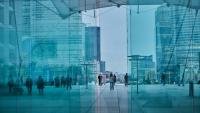 Le quartier d'affaires de La Défense, près de Paris, le 8 novembre 2024