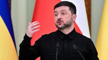 Le président ukrainien Volodymyr Zelensky, le 5 février 2026 à Kiev