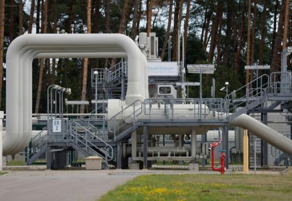 Des installations du gazoduc Nord Stream 1, le 30 août 2022 à Lubmin, dans le nord-est de l'Allemagne, près de la frontière avec la Pologne