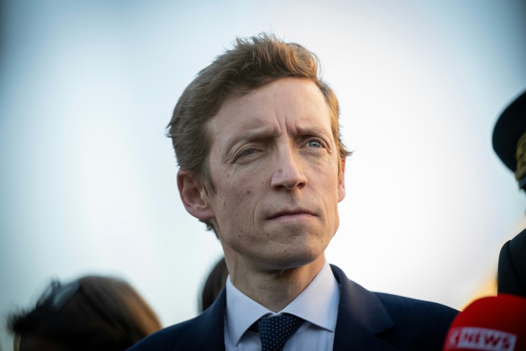 Le ministre de l'Education Edouard Geffray le 12 octobre 2026, à Aubagne dans les Bouches-du-Rhône