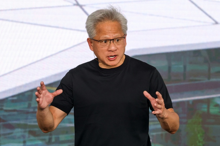 Jensen Huang, patron de Nvidia, à Taipei le 27 mai 2026.