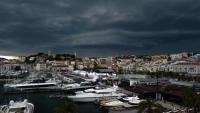 Des yachts de luxe dans le port de Cannes, le 22 mai 2025