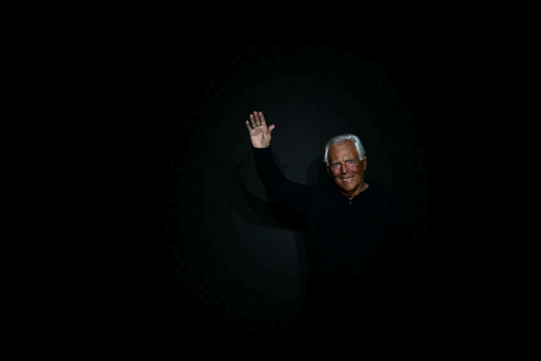 Giorgio Armani le 13 janvier 2024 à Milan