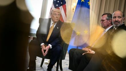 Donald Trump, en Ecosse, le 27 juillet 2025