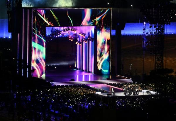 Concert du boys band de K-pop BTS à Séoul, le 21 mars 2026 