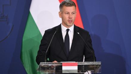 Le Premier ministre hongrois Peter Magyar, le 23 juin 2026 à Gödöllo, en Hongrie