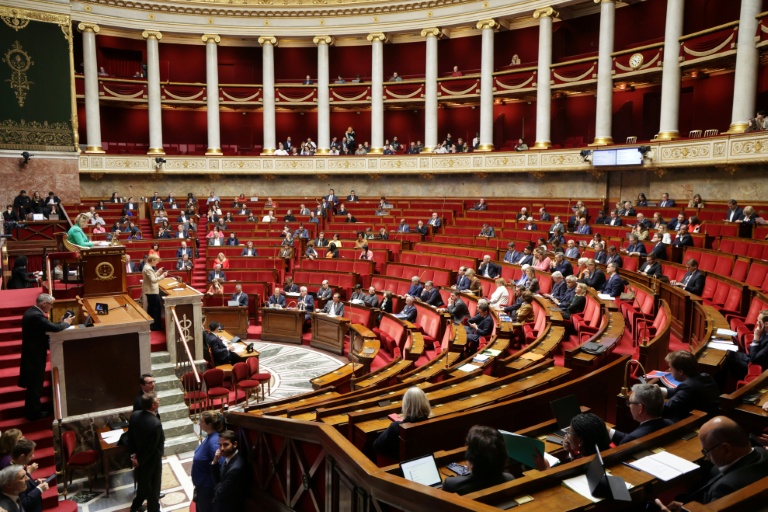 L'Assemblée nationale le 10 avril 2026, à Paris