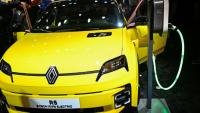 La Renault 5 Electrique présentée lors du salon de l'automobile de Paris le 16 octobre 2024 (Archives)