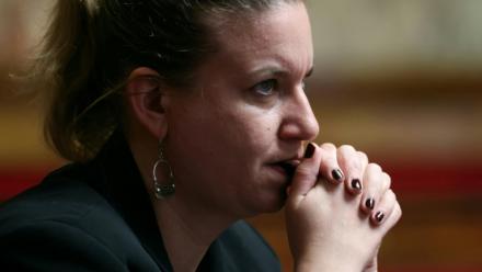 La cheffe de file des députés Insoumis, Mathilde Panot, le 25 mars 2026 à l'Assemblée nationale à Paris 