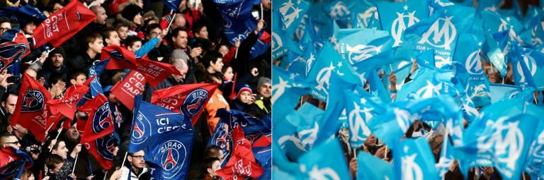 Supporteurs du PSG et de Marseille