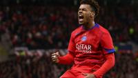 Désiré Doué auteur d'un doublé lors de la démonstration du Paris SG à Leverkusen (7-2) pour la 3e journée de la phase de ligue de la Ligue des champions, le 21 octobre 2025 à Leverkusen