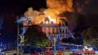 L'hôtel de ville de Limoges en flammes le 17 octobre 2026