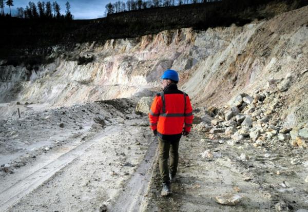 Vue du site Imerys de Beauvoir (à Echassières dans l'Allier), où l'Etat français prévoit une prise de participation minoritaire via un investissement de 50 millions de la Banque des Territoires
