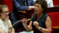 La ministre de la Transition écologique, Monique Barbut, à l'Assemblée nationale, le 24 juin 2026 à Paris