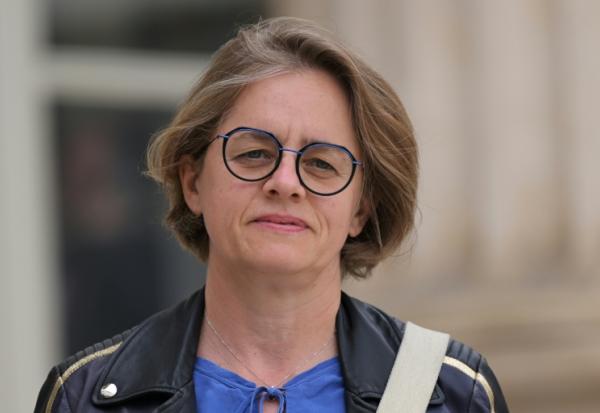 La députée socialiste Céline Thiébault-Martinez à Paris le 8 juillet 2024