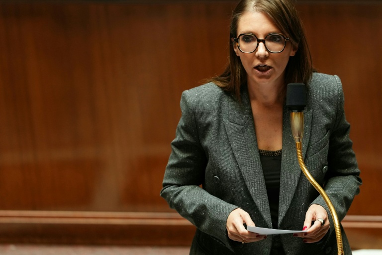 La ministre chargée de l’Égalité entre les femmes et les hommes, Aurore Bergé, à l'Assemblée nationale, Paris le 21 juillet 2026