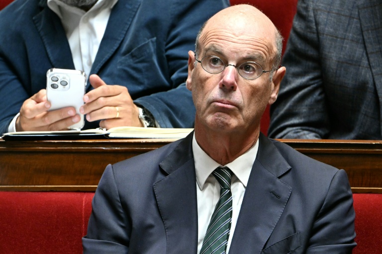 Eric Lombard, alors ministre de l'Economie, à l'Assemblée nationale, le8 septembre 2025 à Paris