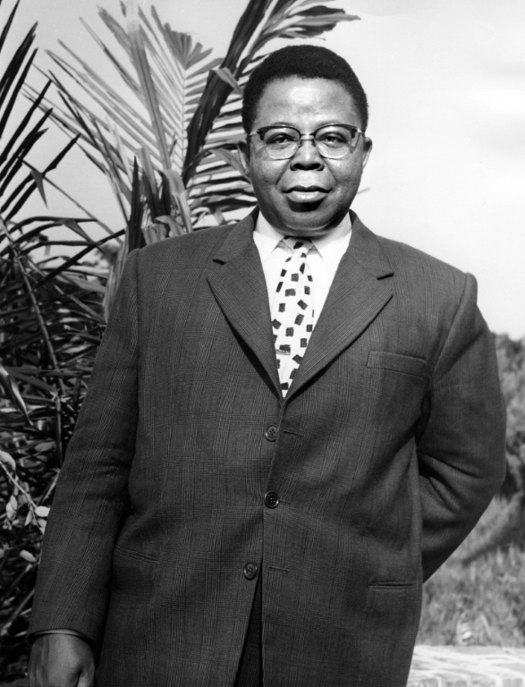 Photo non datée de Joseph Kasa-Vubu, premier président de la République du Congo (ex-Zaïre et aujourd'hui RDC) de 1960 à 1965, depuis la proclamation de l'indépendance le 30 juin 1960