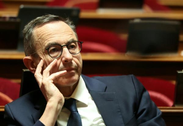 Le président des Républicains Bruno Retailleau a Sénat, le 20 janvier 2026 à Paris