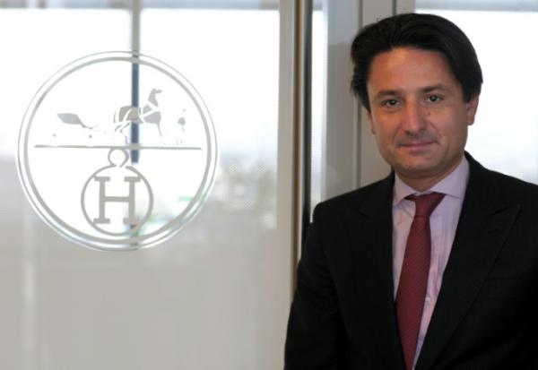 Axel Dumas, patron du groupe de luxe français Hermès, le 3 juin 2013 à Paris