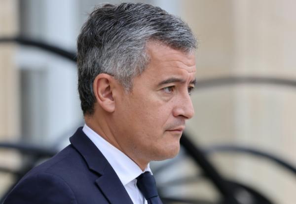Le mnistre de la Justice, Gérald Darmanin à la sortie de l'Elysée, le 10 juin 2026 à Paris