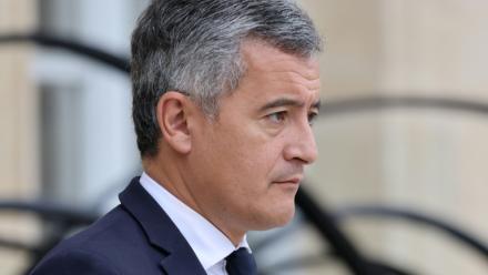 Le mnistre de la Justice, Gérald Darmanin à la sortie de l'Elysée, le 10 juin 2026 à Paris