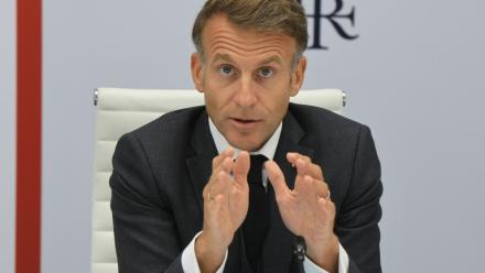 Le président français Emmanuel Macron le 2 octobre 2026 à Paris