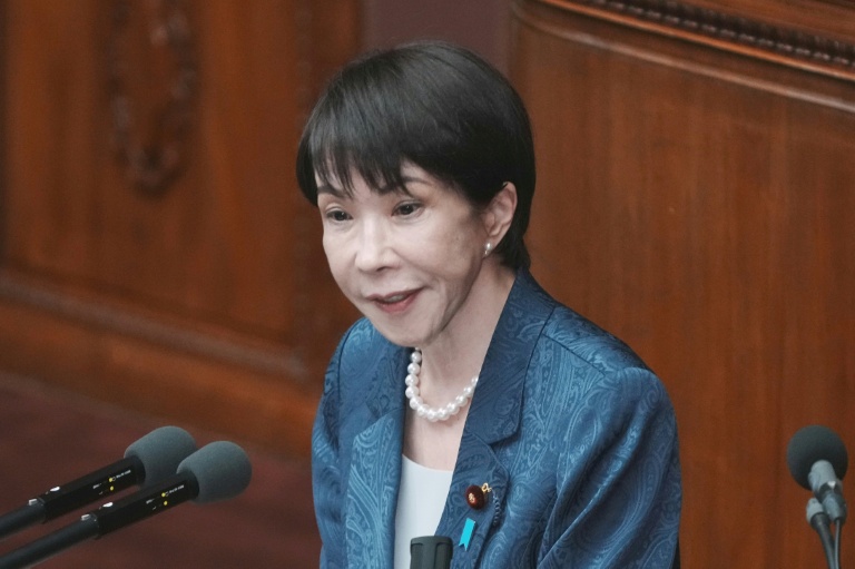 La Première ministre japonaise Sanae Takaichi, le 26 mars 2026 au Parlement à Tokyo