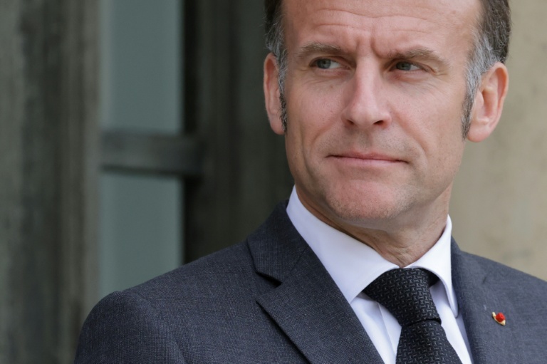 Le président Emmanuel Macron, le 24 mars 2026 à l'Elysée, à Paris