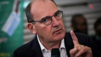 Le président de la Régie Autonome des Transports Parisiens Jean Castex à la station Porte Maillot à Paris le 19 juillet 2025
