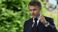 Le président français Emmanuel Macron donne une conférence de presse conjointe après une réunion des dirigeants européens à Kiev, le 10 mai 2025