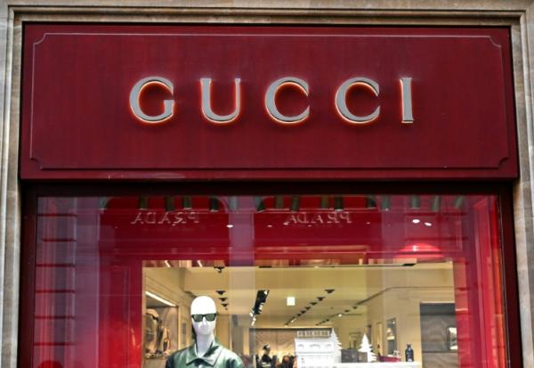 Boutique Gucci, sur la Via dei Condotti, dans le centre de Rome, le 11 novembre 2024.