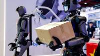 Démonstration de robots humanoïdes, à Taipei, le 2 juin 2026