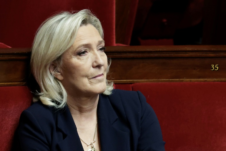 Marine Le Pen, le 23 janvier 2026 à l'Assemblée nationale à Paris