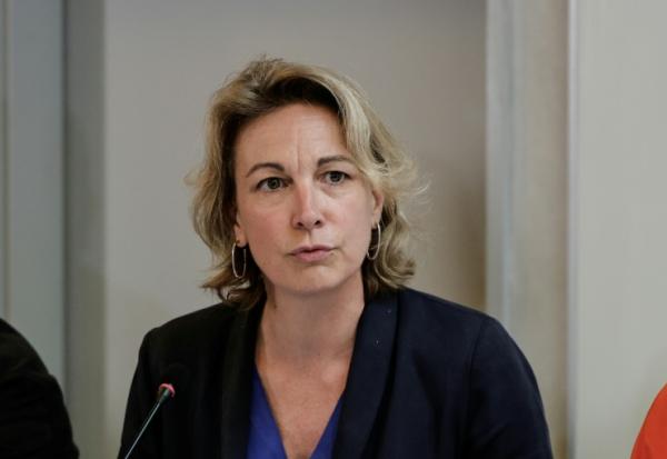 La secrétaire générale de la CFDT Marylise Léon, à Paris le 29 août 2025