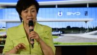 Stella Li, la dirigeante de BYD, à Rio de Janeiro, au Brésil, le 13 mars 2026.