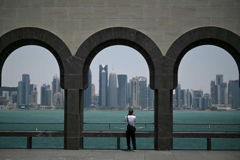 Vue des gratte-ciels à Doha, le 9 juillet 2026