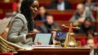 La députée LFI et vice-présidente de l'Assemblée nationale Nadège Abomangoli le 27 novembre 2025 à l'Assemblée nationale à Paris