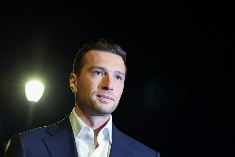 Le président du RN Jordan Bardella à La Seyne-sur-Mer, dans le Var, le 27 septembre 2026
