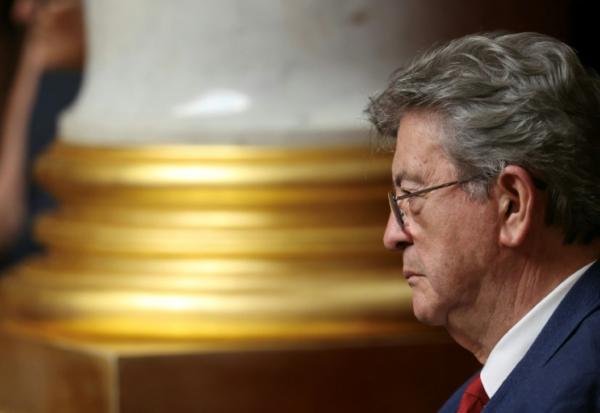 Jean-Luc Mélenchon à l'Assemblée nationale à Paris le 23 juin 2026