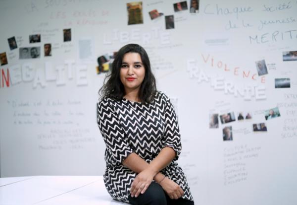 La journaliste Nassira El Moaddem, à Bondy (Seine-Saint-Denis), le 14 septembre 2016