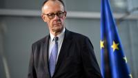 Le chancelier allemand Friedrich Merz, le 16 décembre 2025 à Francfort