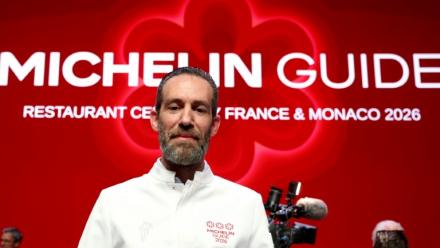 Michaël Arnoult, le chef du restaurant La Morainières, le 16 mars 2026 à Monaco
