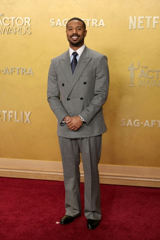 L'acteur américain Michael B. Jordan participe à la cérémonie des Actor Awards à Los Angeles, le 1er mars 2026