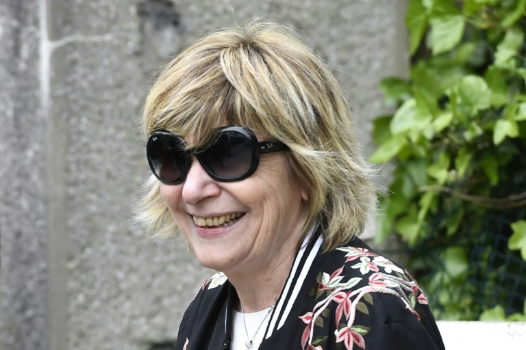 Mimi Marchand le 22 avril 2017, au Touquet dans le Pas-de-Calais