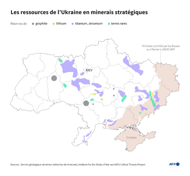 Les ressources de l'Ukraine en minerais stratégiques