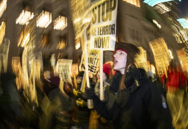Manifestation contre l'ICE à Minneapolis, le 27 janvier 2026